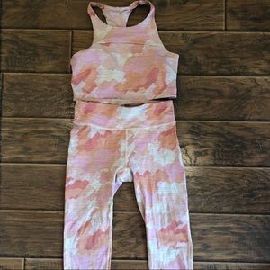 Outdoor Voices TechSweat legging and crop top